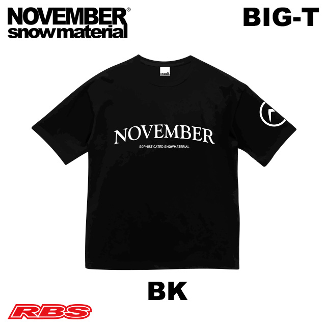 NOVEMBER Tシャツ 24-25 BIG-T コットンTシャツ 日本正規品