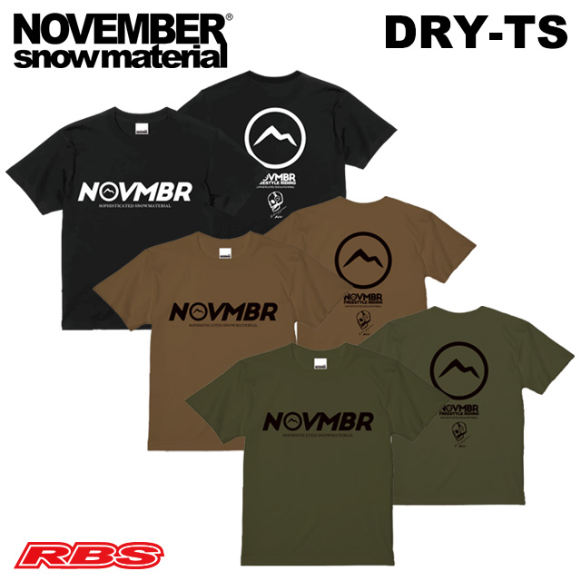 NOVEMBER Tシャツ 24-25 DRY-TS ドライTシャツ 日本正規品