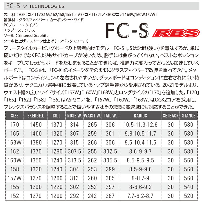 OGASAKA 20-21 (オガサカ) FC-S 日本正規品