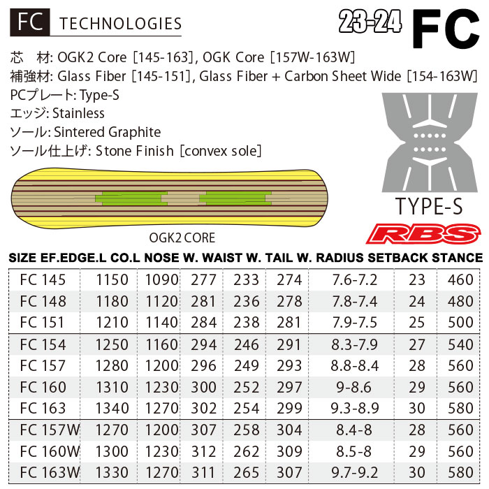 OGASAKA 23-24 (オガサカ) FC エフシー 日本正規品