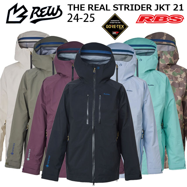 REW 24-25 THE REAL STRIDER 3LAYER JKT GORE-TEX 日本正規品 予約商品