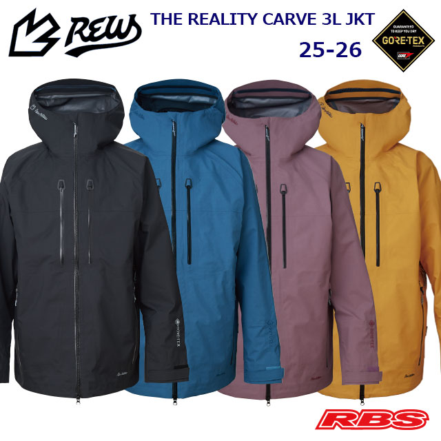 REW 25-26 THE REALITY CARVE 3L JKT GORE-TEX 3LAYER 日本正規品 予約商品