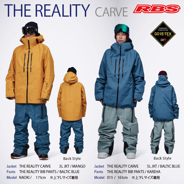 REW 25-26 THE REALITY CARVE 3L JKT GORE-TEX 3LAYER 日本正規品 予約商品