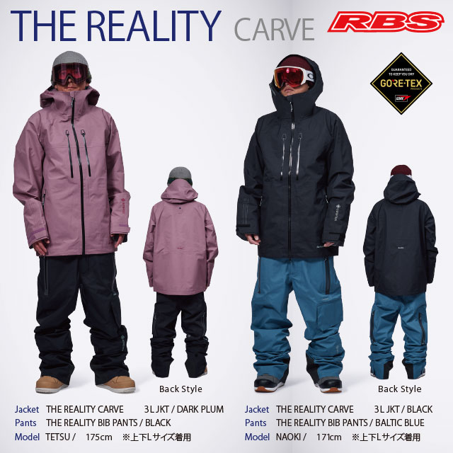 REW 25-26 THE REALITY CARVE 3L JKT GORE-TEX 3LAYER 日本正規品 予約商品