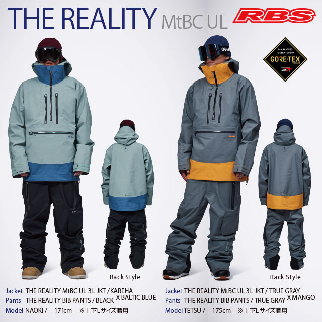 REW 25-26 THE REALITY MtBC Ultra Light 3L JKT GORE-TEX 3LAYER 日本正規品 予約商品