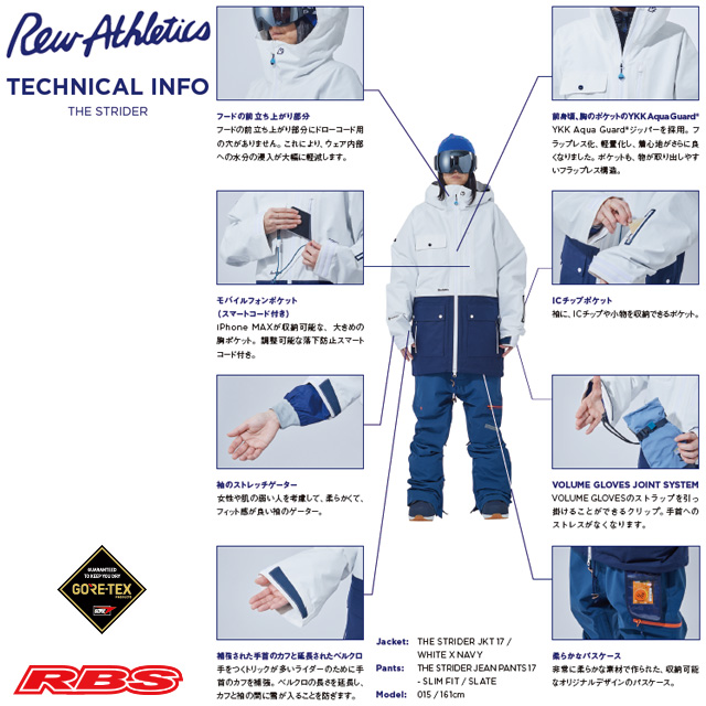 REW 20-21 THE STRIDER JKT 日本正規品