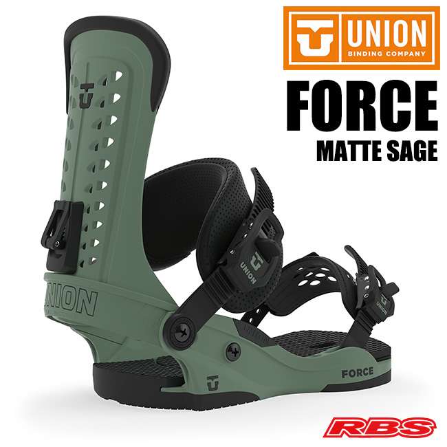 UNION 19-20 BINDING FORCE フォース MATTE SAGE 【ユニオン ビンディング バインディング 19-20】 【送料無料】【日本正規品】【予約商品】