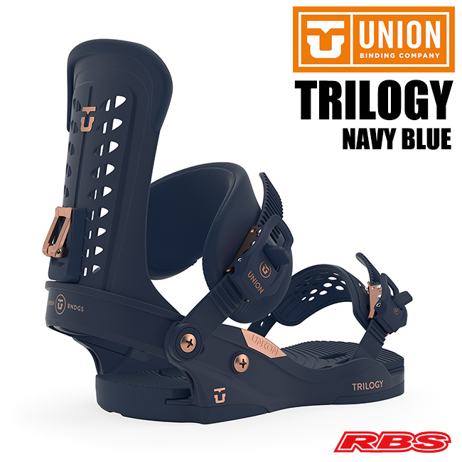 UNION 19-20 BINDING TRILOGY トリロジー  NAVY BLUE 【ユニオン バインディング 19-20】 【スノーボード レディース 送料無料】【日本正規品】