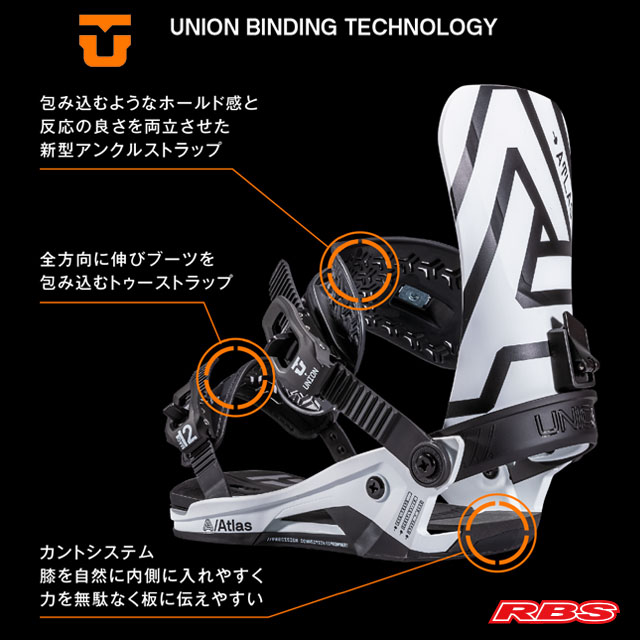 UNION 21-22 BINDING ATLAS アトラス 日本正規品