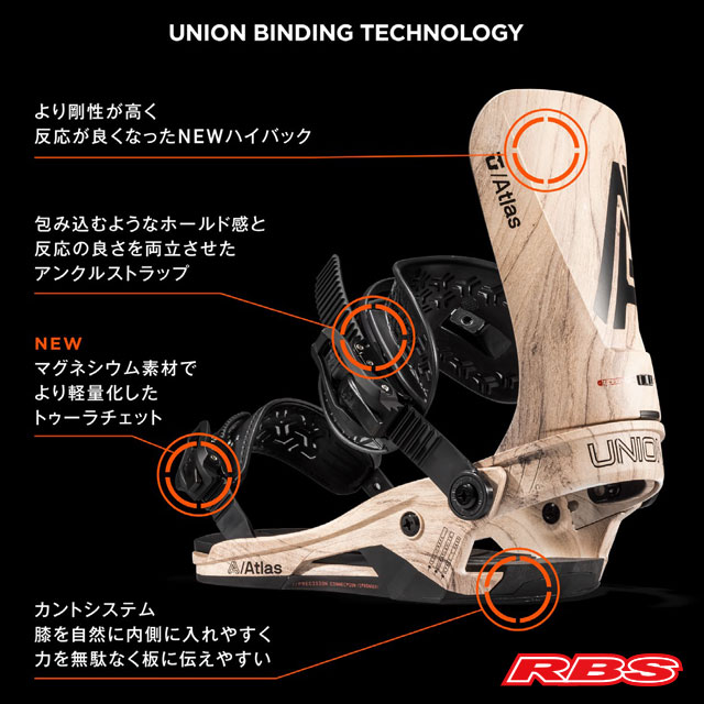 UNION 23-24 BINDING ATLAS 日本正規品 予約商品