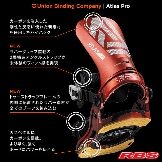 UNION 24-25 BINDING ATLAS PRO 日本正規品 予約商品