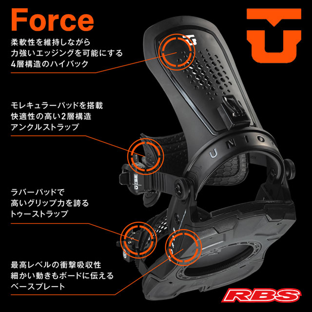 UNION 25-26 BINDING FORCE フォース 日本正規品 予約商品