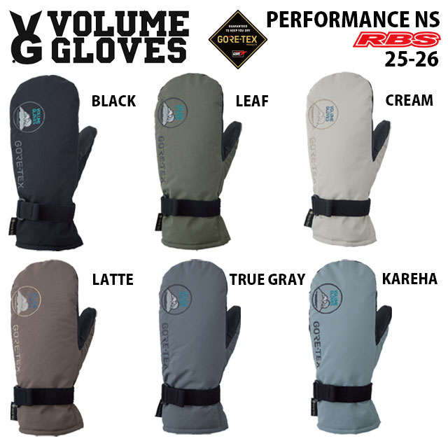 VOLUME GLOVES 25-26 PERFORMANCE NS GORE-TEX 日本正規品 予約商品