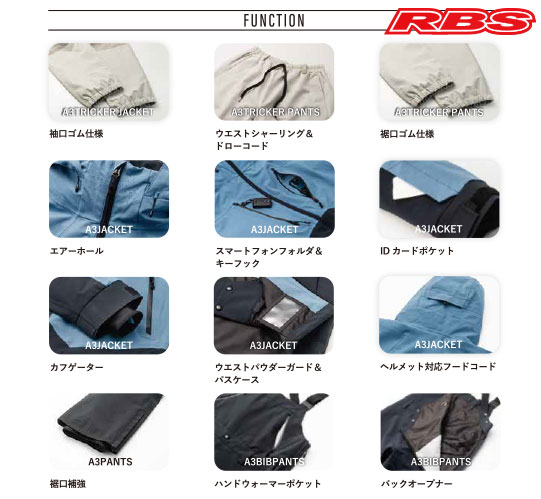 YONEX 24-25 A3 TRICKER PANTS ヨネックス エースリー トリッカー パンツ スノーボード ウェア 日本正規品 予約商品